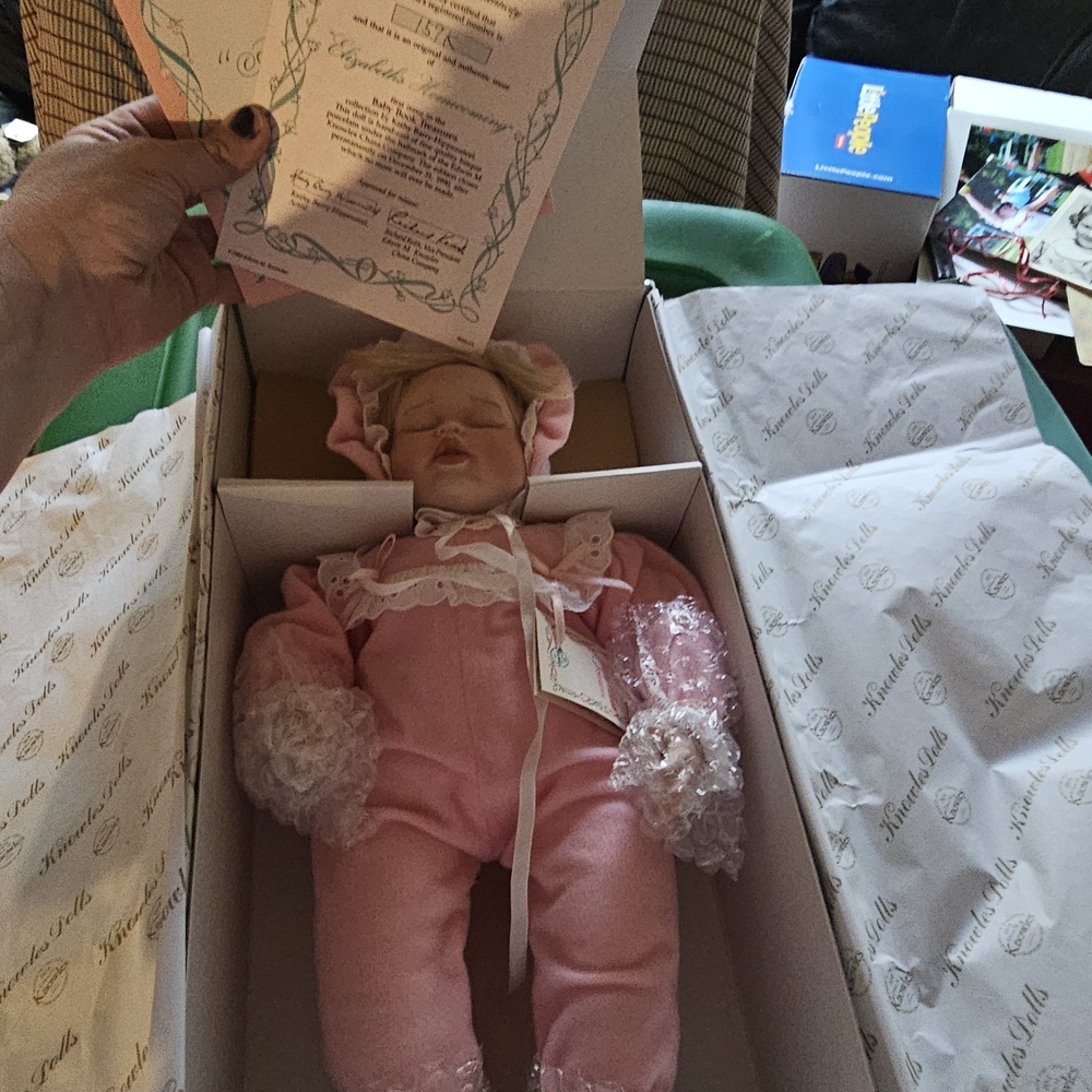 Edwin M. Knowles "Elizabeth's Homecoming" porcelain doll